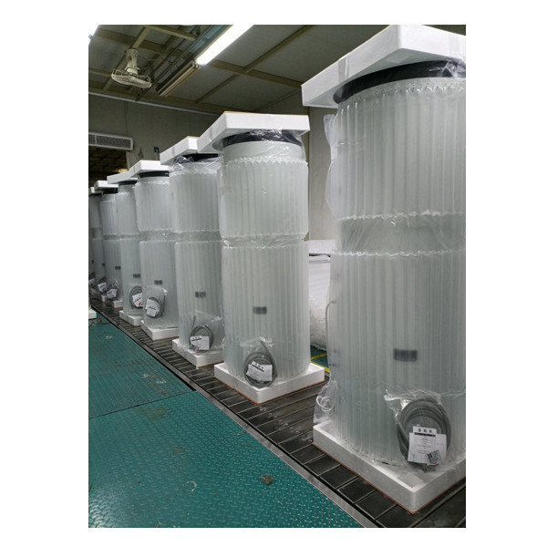 Réservoir horizontal en FRP pour produits chimiques ou eau 