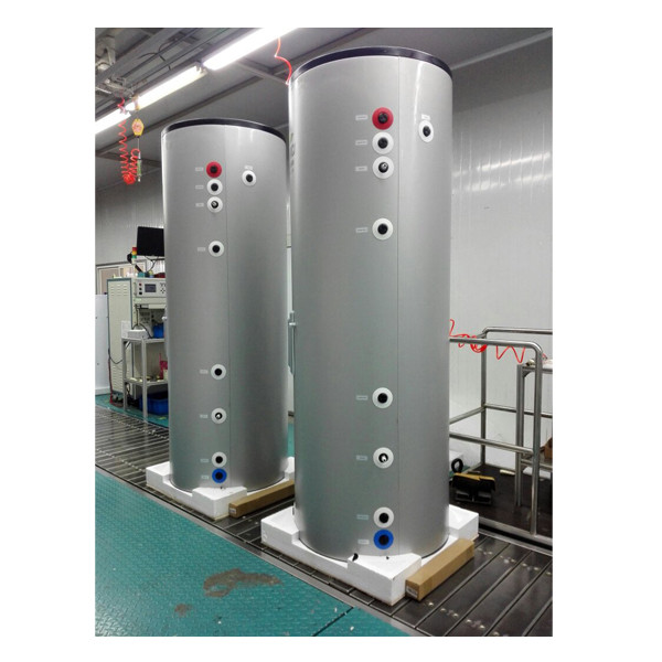Réservoir d'eau horizontal en acier inoxydable pour installation de filtration 