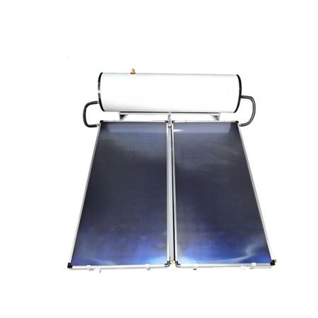 Chauffe-eau solaire à plaques plates fendues