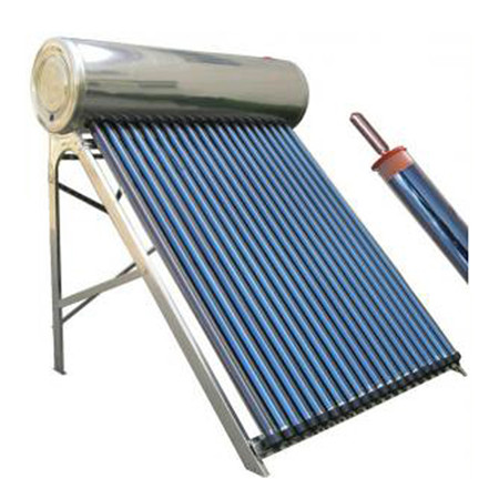 Bon marché SUS304 316 Réservoir d'eau extérieur en acier inoxydable 200L Support galvanisé Pièces de rechange solaires Anneau en silicone Tube sous vide Caloduc chauffe-eau solaire