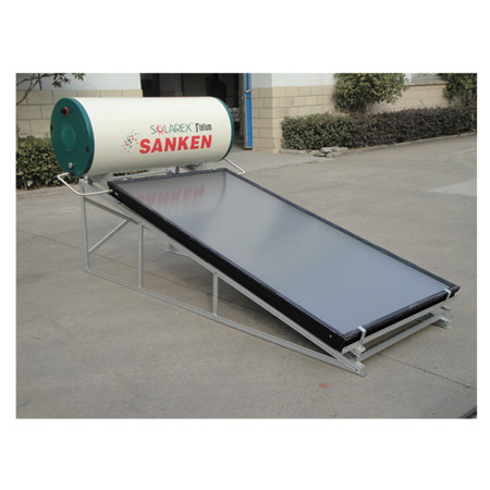 Chauffe-eau solaire à tube sous vide non pressurisé 100L, 150L, 200L, 250L, 300L (standard) avec 0,5 mm d'épaisseur de réservoir intérieur en acier inoxydable SUS304